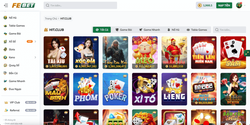 Sảnh Live Casino GO88 x Hit Club
