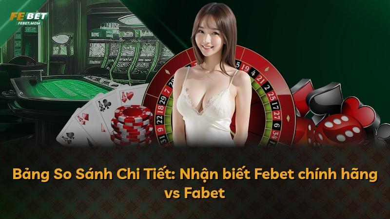 Bảng So Sánh Chi Tiết: Nhận biết Febet chính hãng vs Fabet