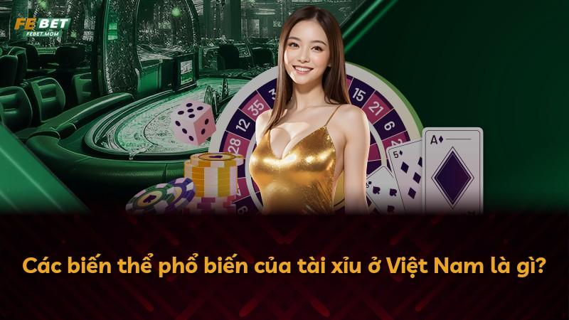 Các biến thể phổ biến của tài xỉu ở Việt Nam là gì?
