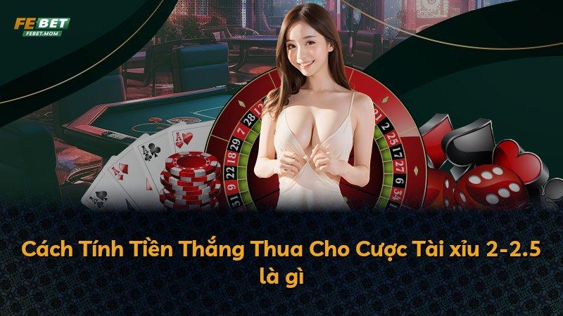 Cách Tính Tiền Thắng Thua Cho Cược Tài xỉu 2-2.5 là gì