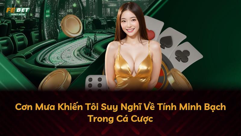 Cơn Mưa Khiến Tôi Suy Nghĩ Về Tính Minh Bạch Trong Cá Cược