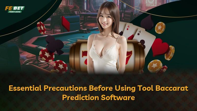 Essential Precautions Before Using Tool Baccarat Prediction Software