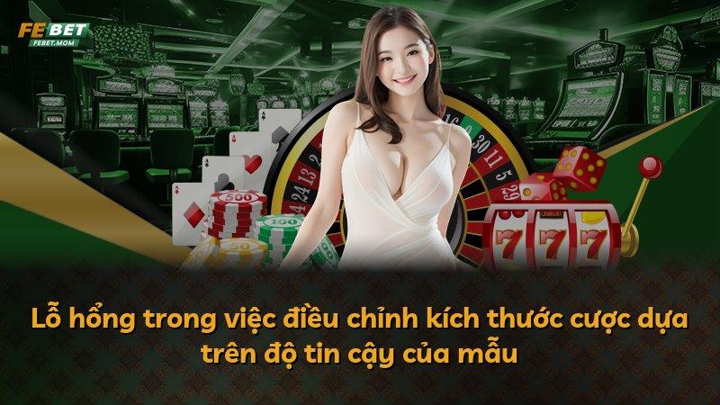 Lỗ hổng trong việc điều chỉnh kích thước cược dựa trên độ tin cậy của mẫu
