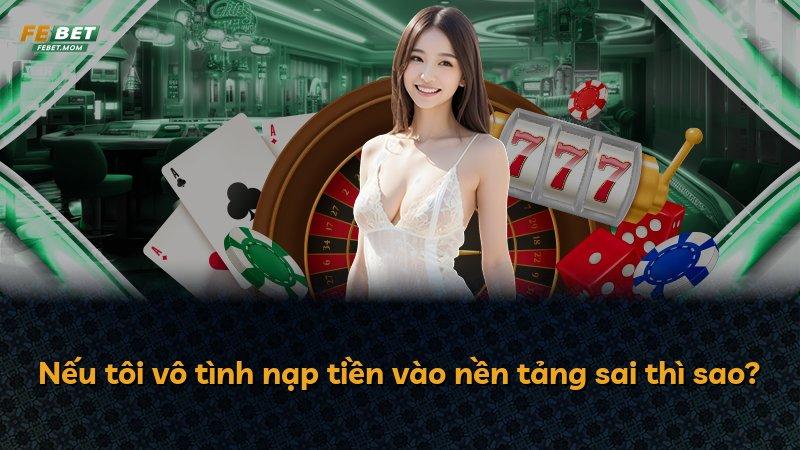 Nếu tôi vô tình nạp tiền vào nền tảng sai thì sao?