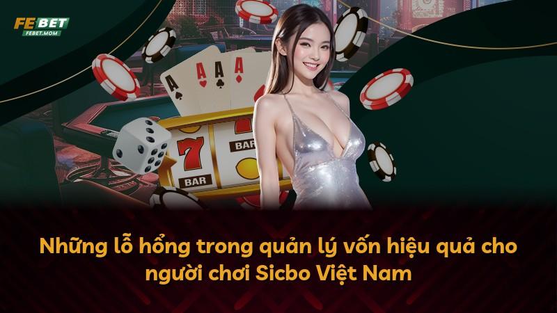 Những lỗ hổng trong quản lý vốn hiệu quả cho người chơi Sicbo Việt Nam