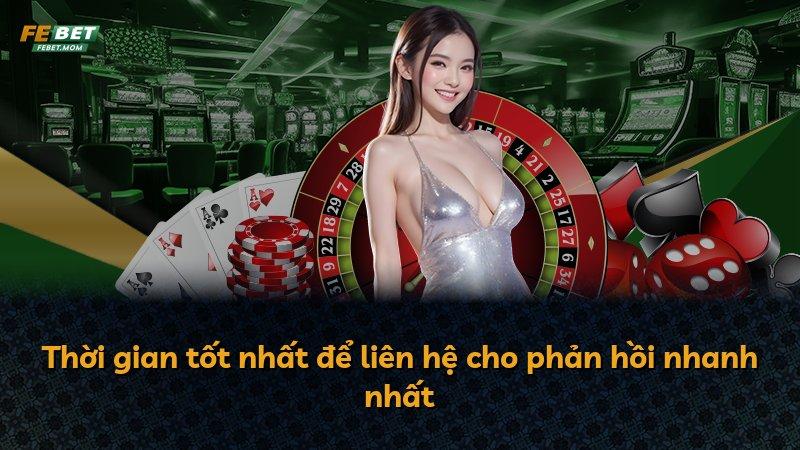 Thời gian tốt nhất để liên hệ cho phản hồi nhanh nhất