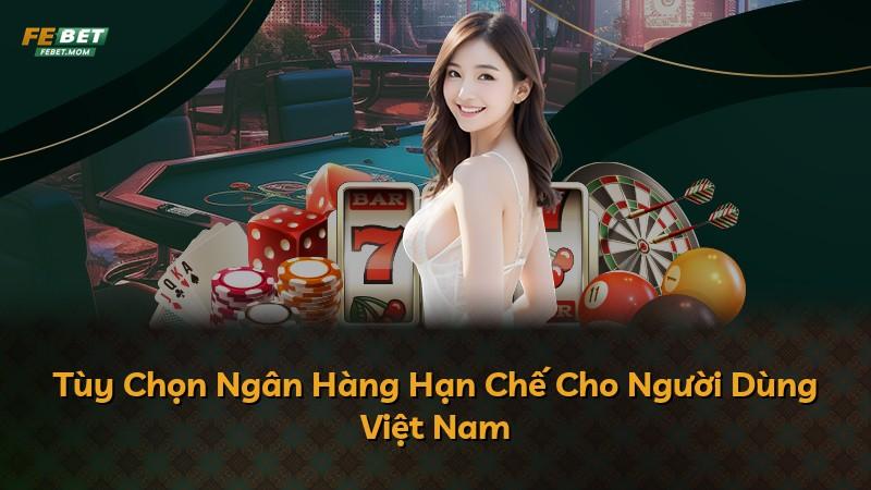 Tùy Chọn Ngân Hàng Hạn Chế Cho Người Dùng Việt Nam
