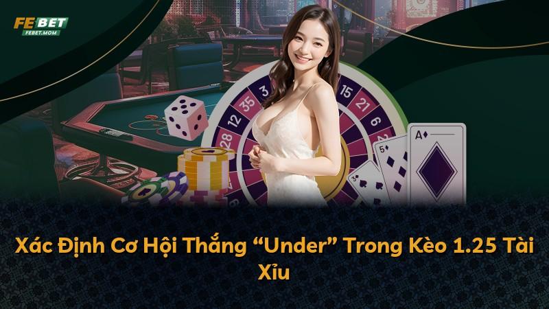 Xác Định Cơ Hội Thắng “Under” Trong Kèo 1.25 Tài Xỉu